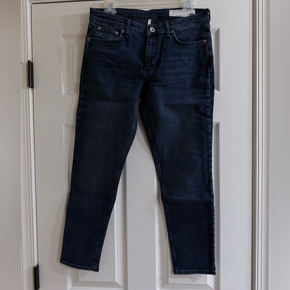 rag & bone Women's Dark Blue Skinny Jeans